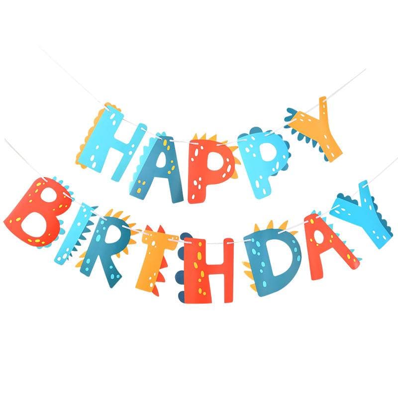 Bộ dây chữ HAPPY BIRTHDAY kèm sticker trang trí sinh nhật cho bé