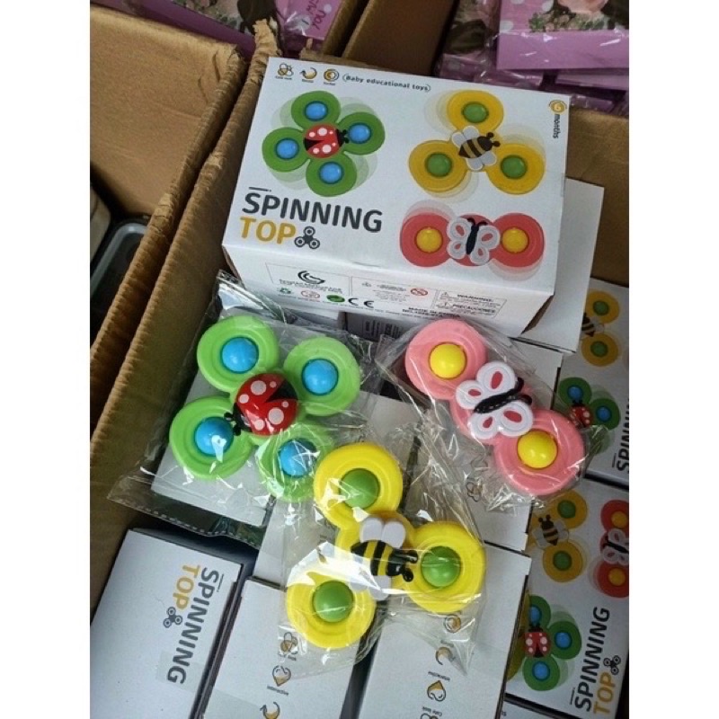 (HÀNG LOẠI 1 TO ĐẸP) Set 3 con quay chong chóng dán tường cho bé