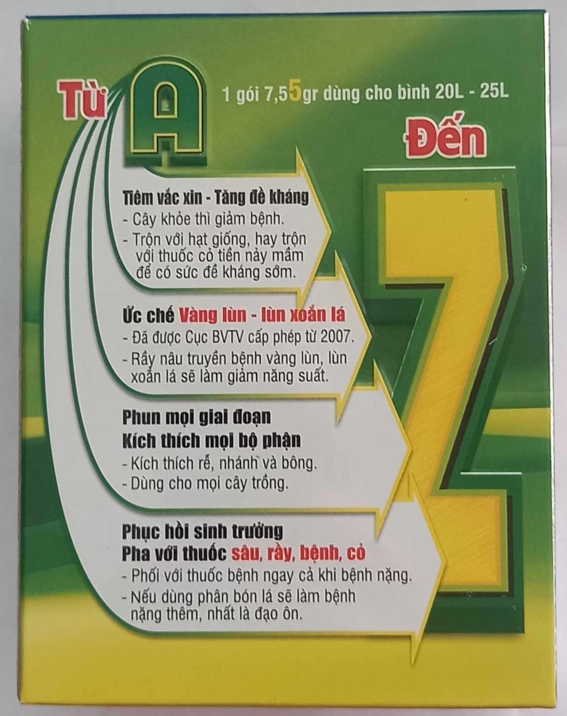 Phân Bón Lá kích thích sinh trưởng Comcat 150WP (gói 7.5g) cao cấp