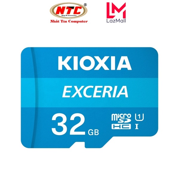 Thẻ nhớ MicroSDHC Kioxia Exceria 32GB UHS-I U1 100MB/s - Formerly Toshiba Memory (Xanh)