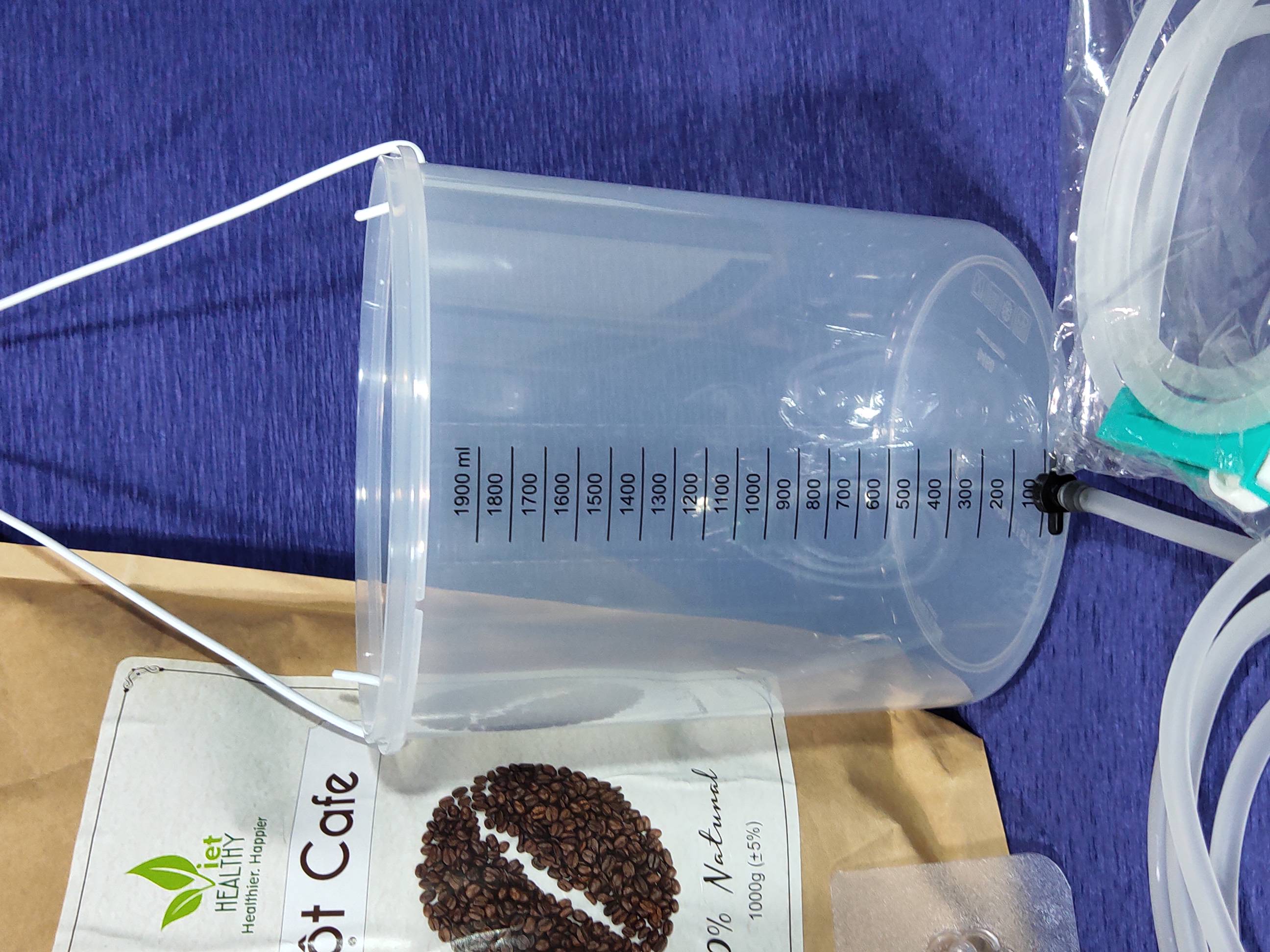Bình súc ruột enema, thải độc đại tràng ( cà phê enema) tới 2000 ml