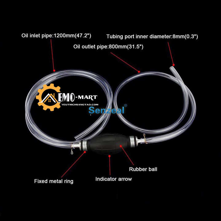 Dụng cụ hút xăng dầu chất lỏng bóp tay V2
