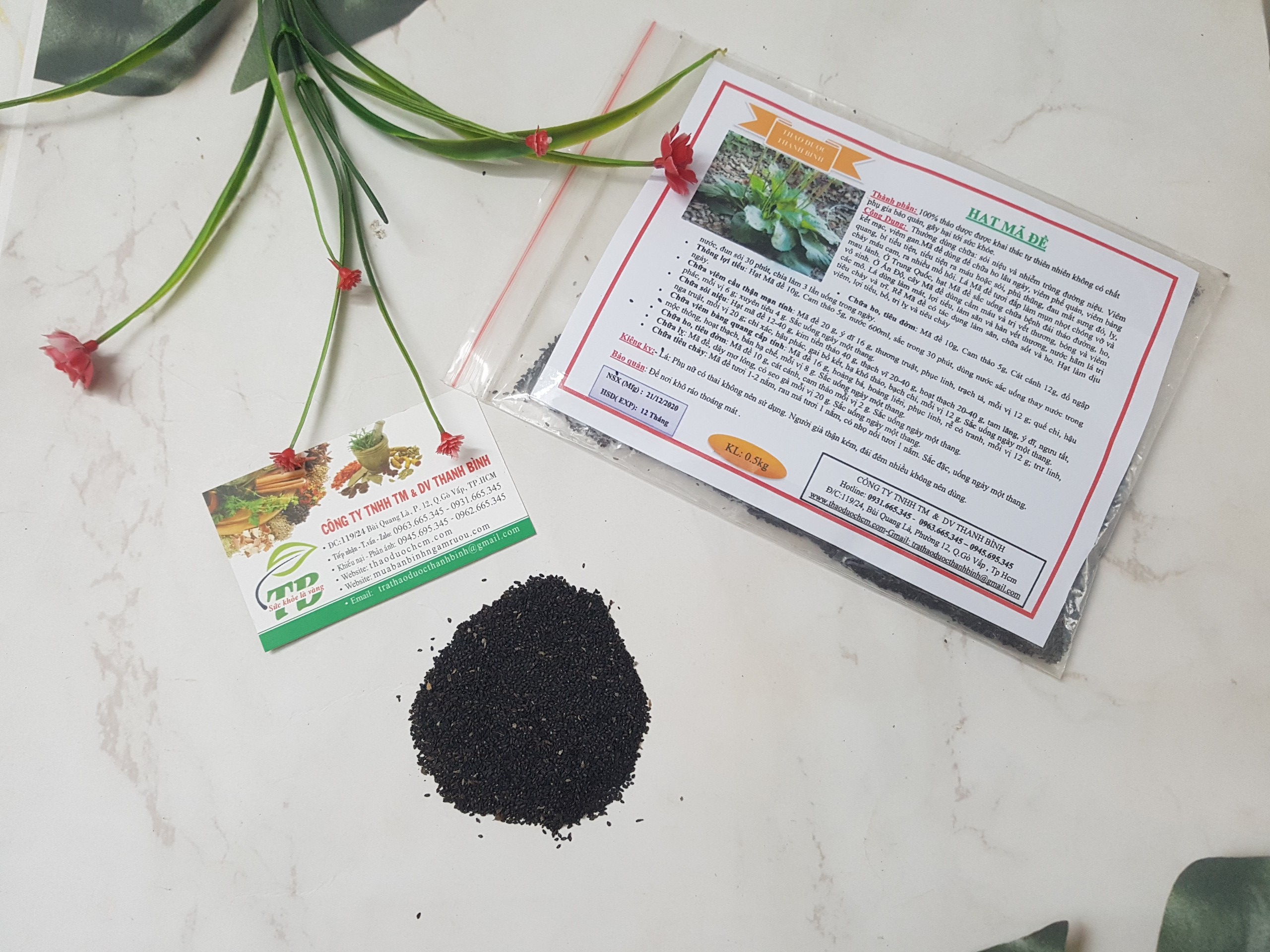 Hạt Mã Đề (Xa Tiền Tử) 500G - Hàng Chất Lượng