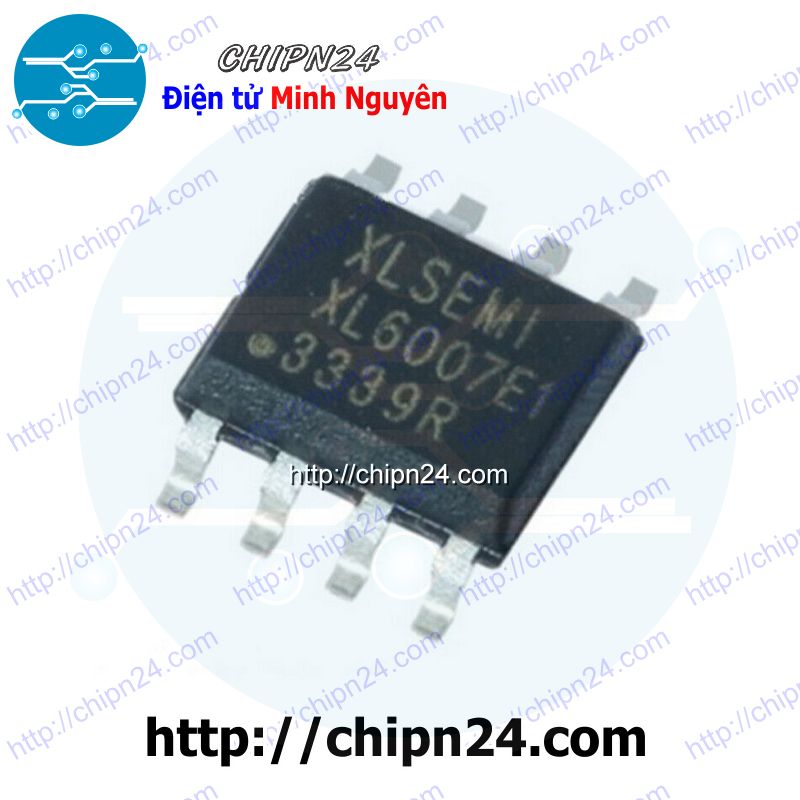[2 con] (sop) ic dán xl6007 sop-8 (smd) (400khz 60v 2a switching current boos - buck-boost xl6007e1 6007)