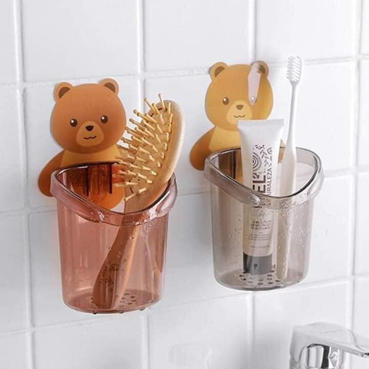 [HCM]CỐC GẤU ĐỰNG BÀN CHẢIKEM ĐÁNH RĂNG