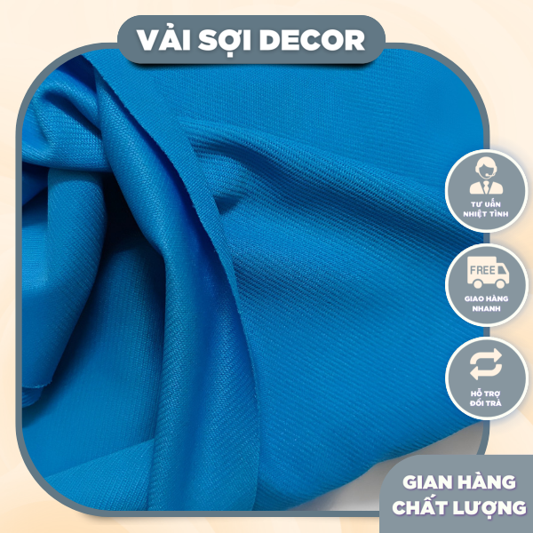 Vải phông nền màu xanh dương ( liền cuộn 80m x khổ 1,6m)