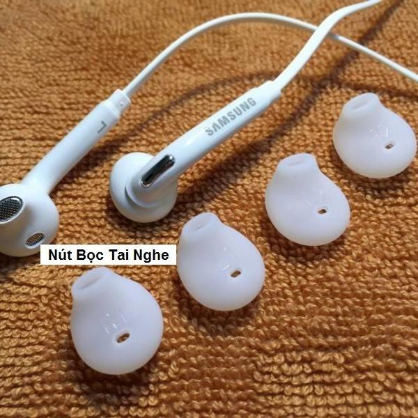 Combo 4 nút cao su bọc tai nghe Samsung (Đen / Trắng)