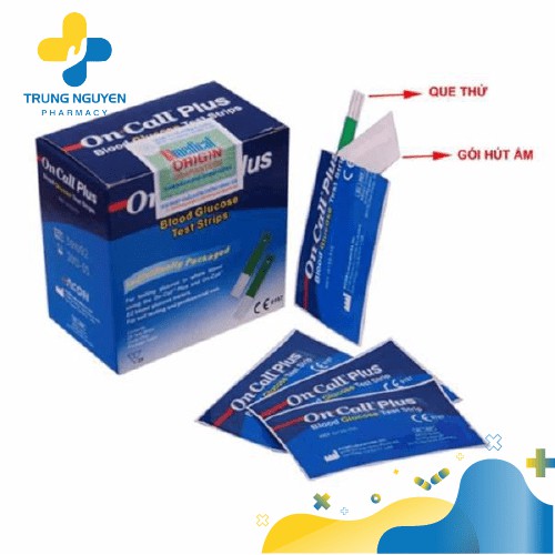 [HCM]Que Thử Đường Huyết On Call Plus Hộp 25 Que