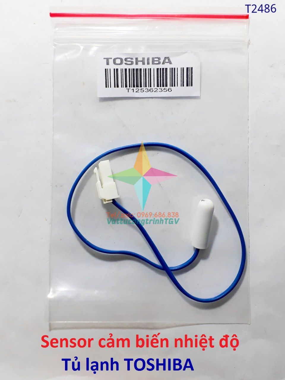 Sensor cảm biến nhiệt độ cho tủ lạnh TOSHIBA hãng