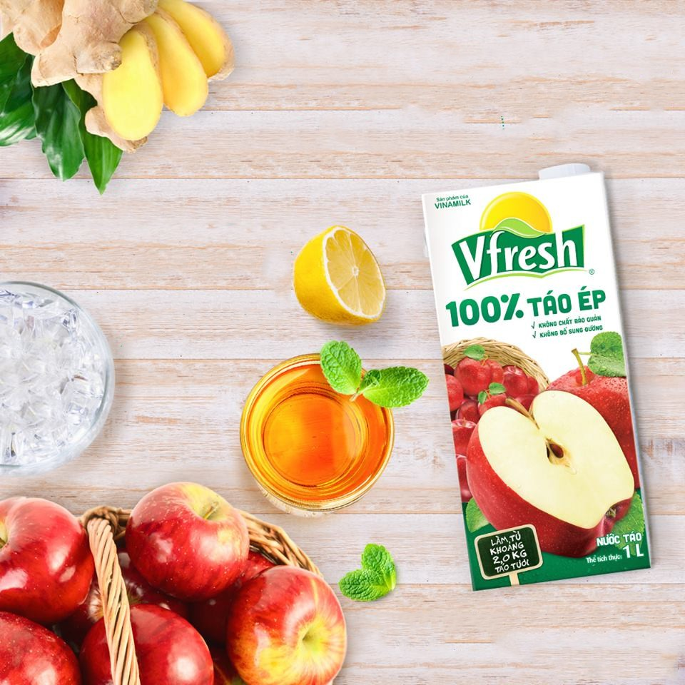 Nước ép Vfresh 1L vị táo
