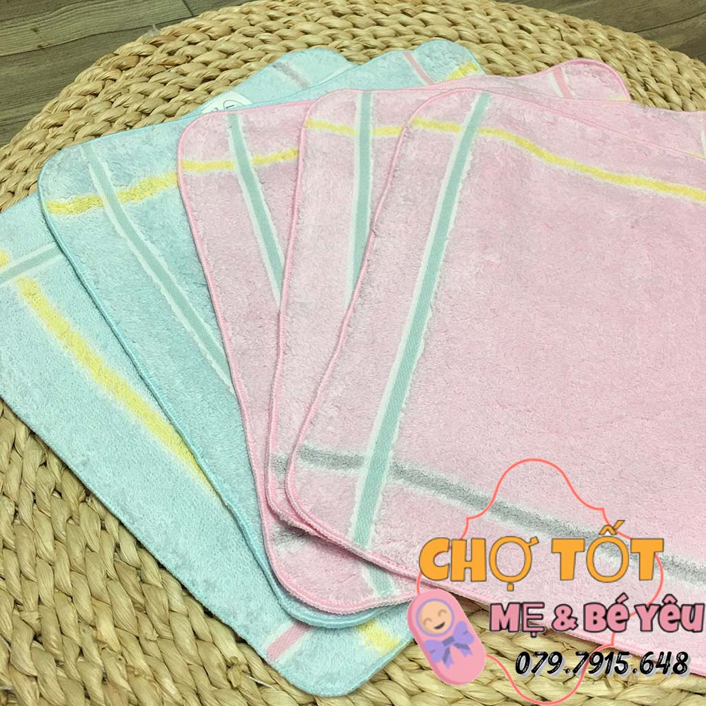 Khăn Mặt Cho Bé, Khăn Bông Mềm Lau Mặt