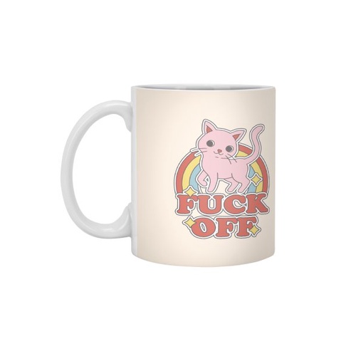 Ly cốc sứ cao cấp hình fuck off