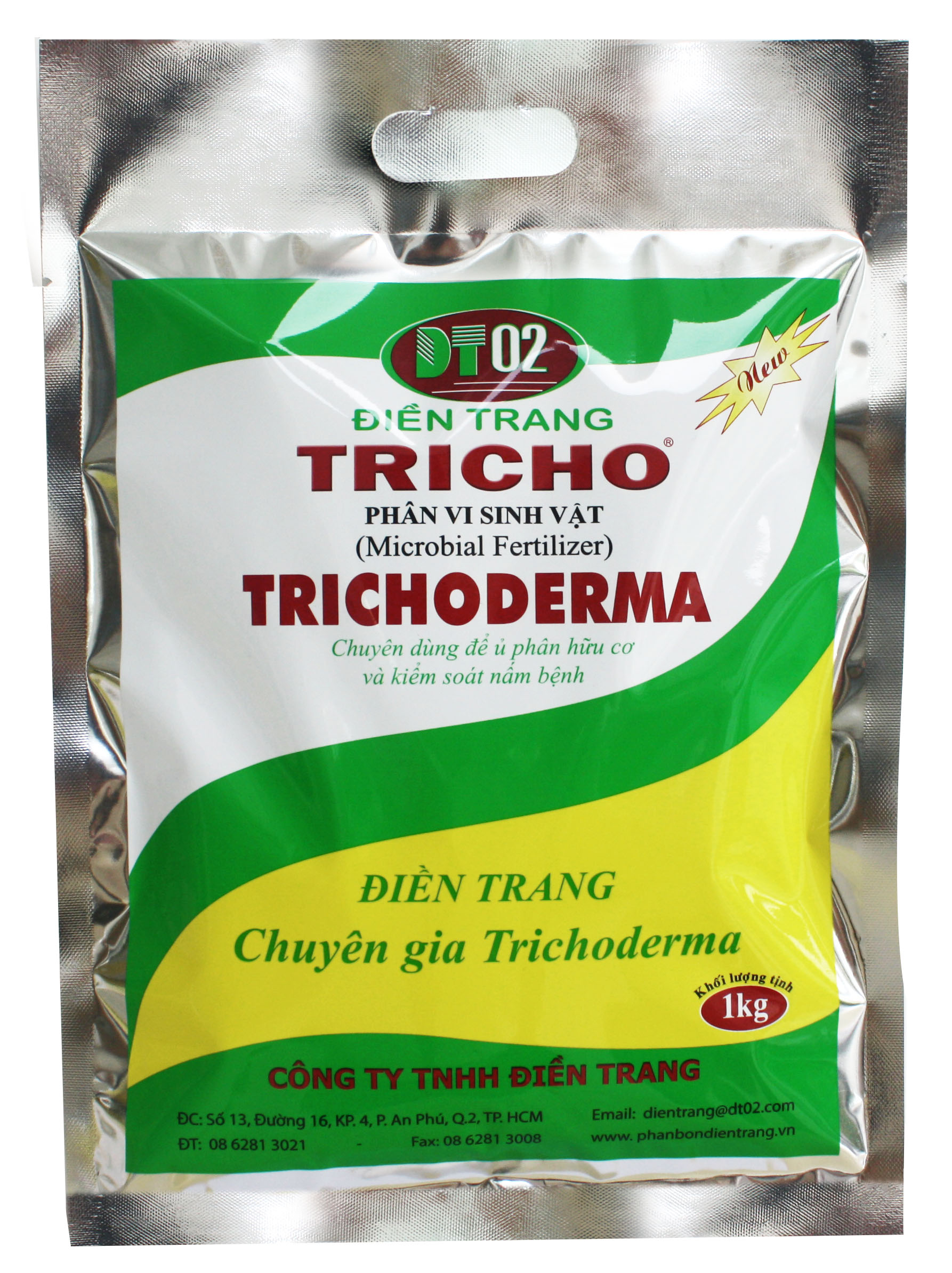 Nấm Đối Kháng Trichoderma Điền Trang ủ Phân Bón, Trộn Đất Trồng Cây, Phòng Bệnh Hiệu Quả Cho Cây Trồng Gói 1 Kg