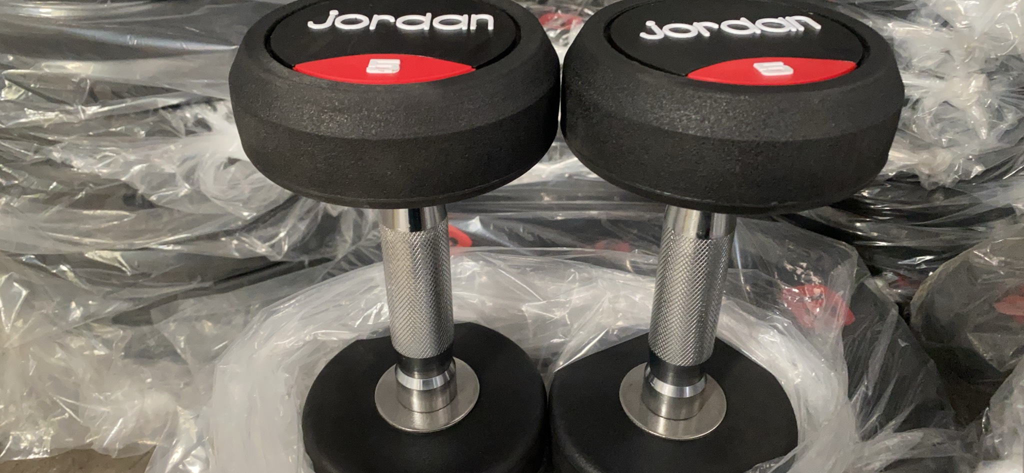 Tạ tay cao su jordan 5kg (1 đôi)
