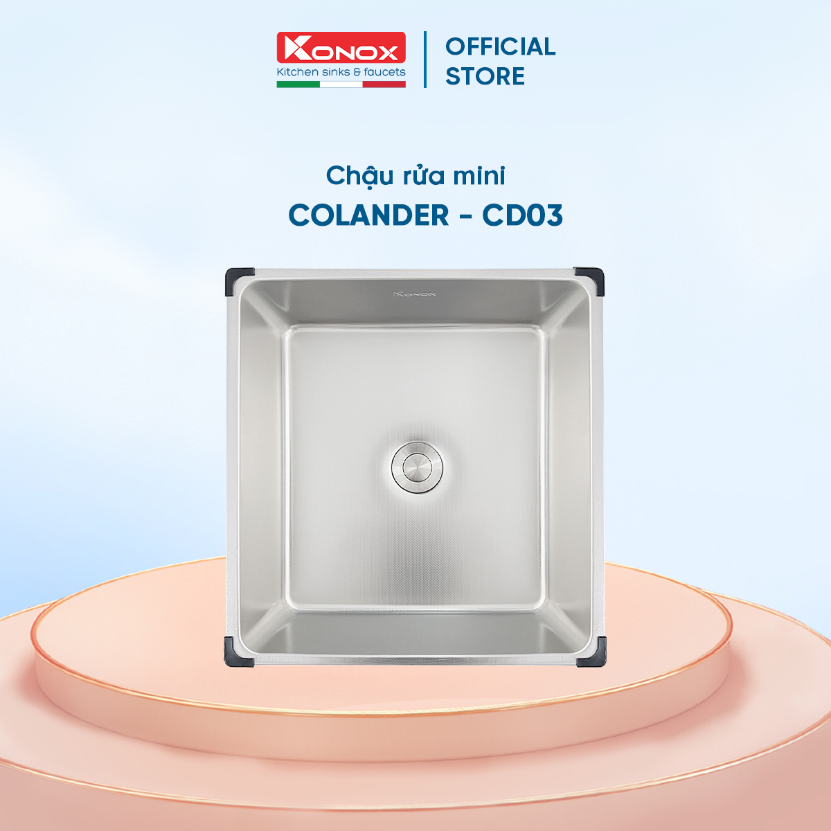 Chậu rửa nhỏ Konox - Colander CD03