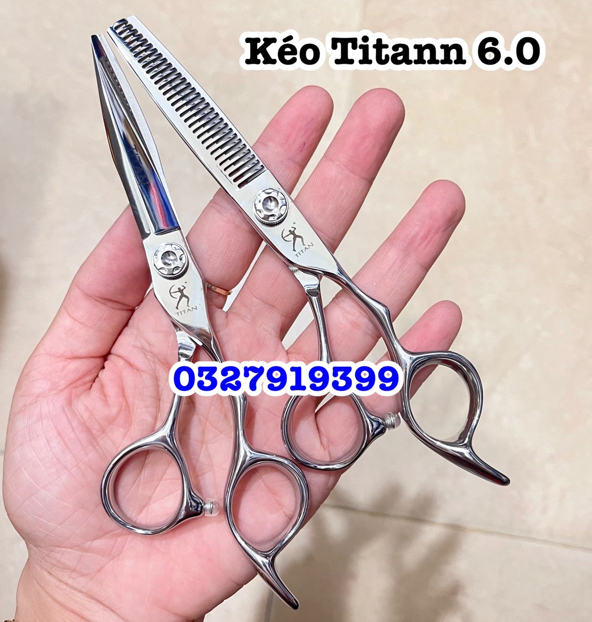Kéo cắt tóc cao cấp Nhật Titan 6.0 in