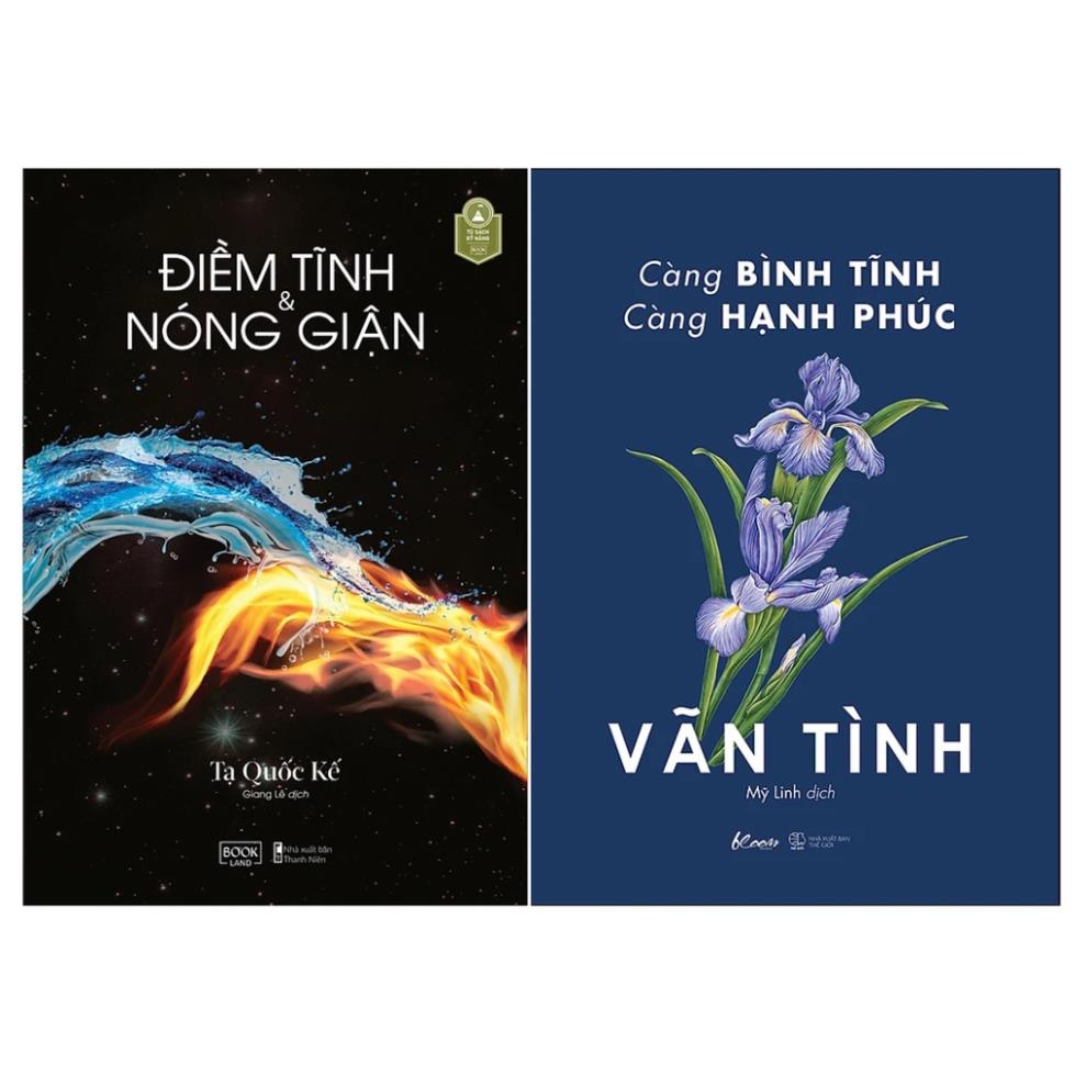 Sách - combo 2q: điềm tĩnh và nóng giận + càng bình tĩnh càng hạnh phúc - azvietnam