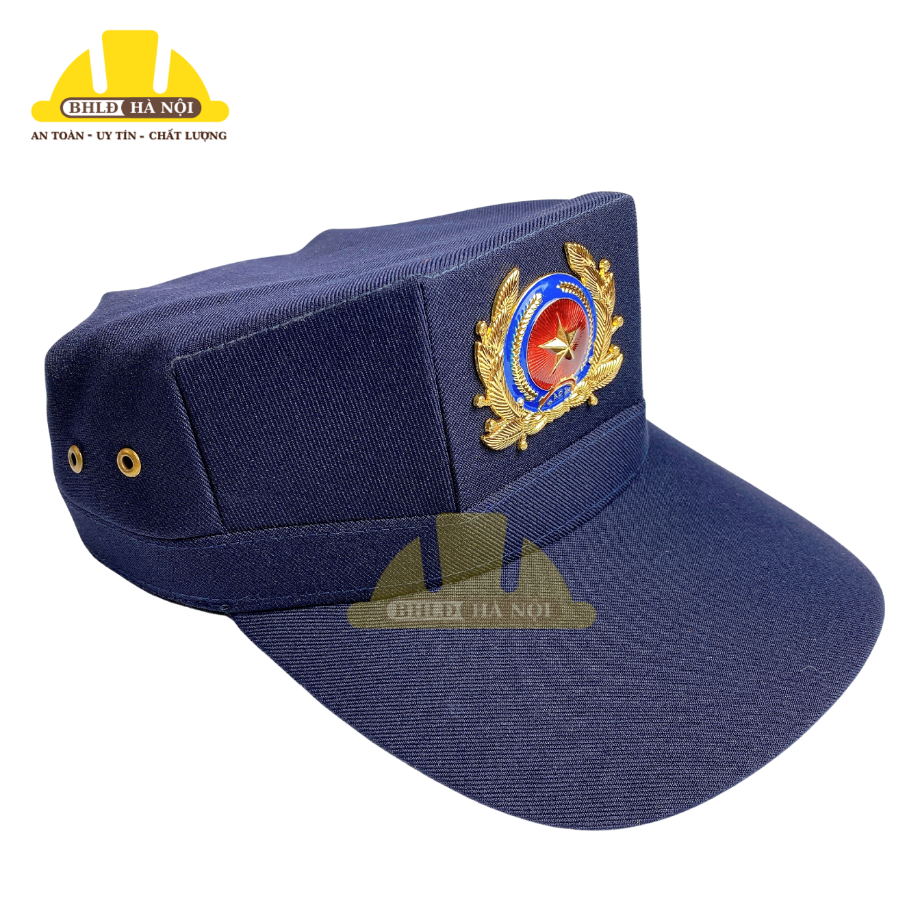 Mũ/Nón bảo vệ 3 cạnh + sao đồng (mẫu 2)