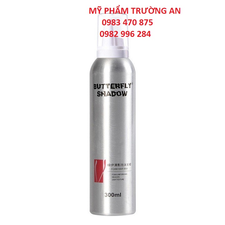 Keo bọt tao kiểu tóc butterfly 300ml tạo kiểu tóc xoăn nam nữ styling mousse - takb300