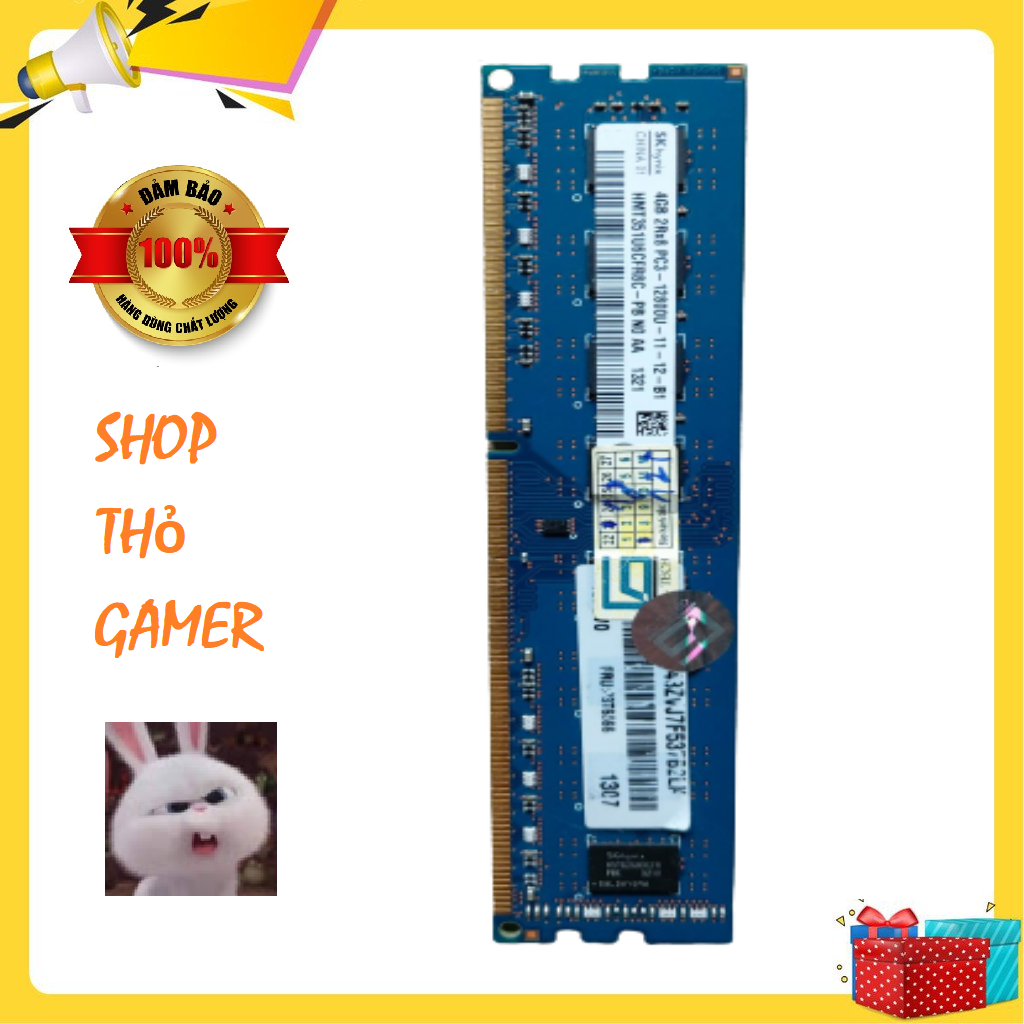 4gb ram-pc3-2rx8-12800u for pc