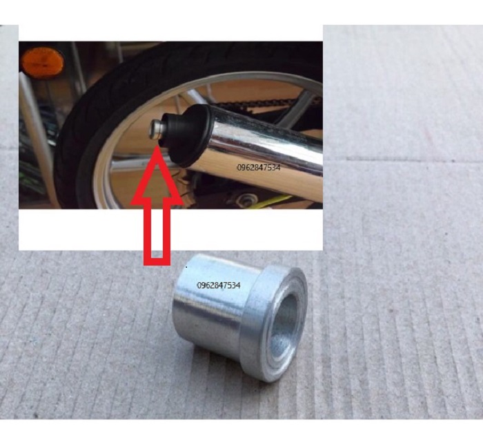 Tiêu pô CBR Uma Spark Redleo đường kính 29mm là gắn được Vin decal