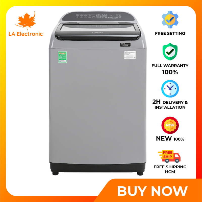 Máy giặt - Samsung Inverter washing machine 8.5 kg WA85T5160BY/SV, thiết kế thông minh, công nghệ hiện đại, hoạt động mạnh mẽ và bền bỉ, có chế độ bảo hành và xuất xứ rõ ràng chính hãng