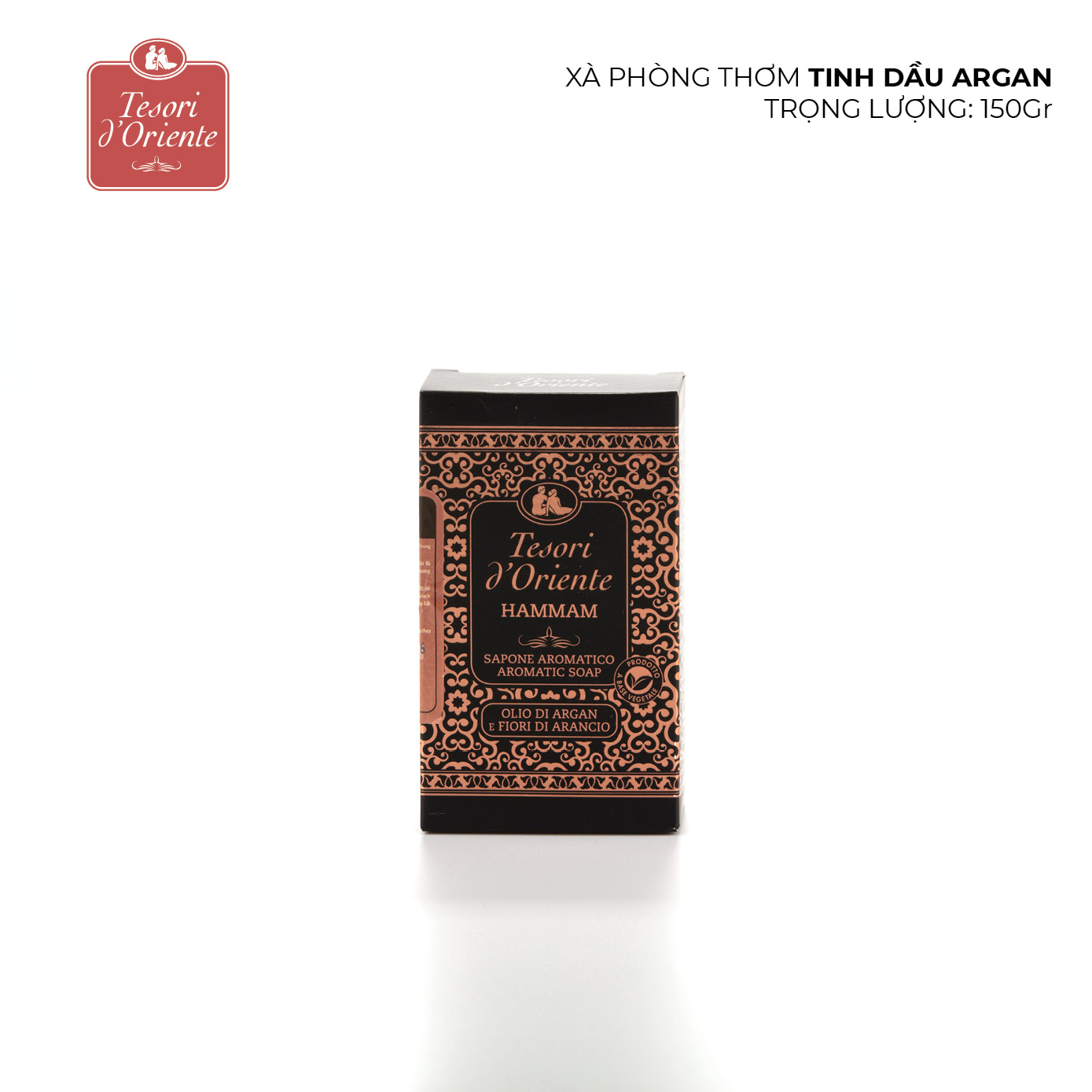 Xà phòng Tesori d'Oriente Tinh dầu Argan 150gr