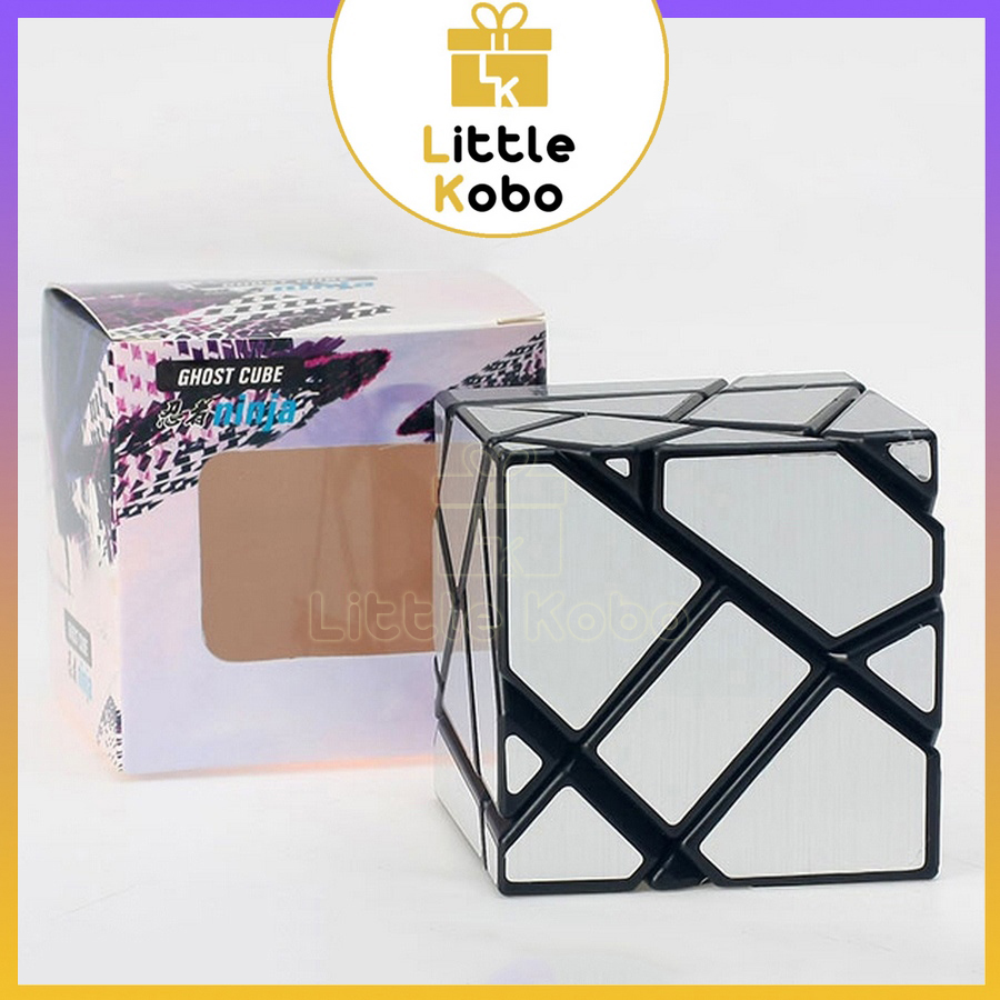 Rubik Ninja Ghost Cube 3x3 Rubic Biến Thể Siêu Xịn Đồ Chơi Trí Tuệ Trẻ Em Phát Triển Tư Duy 3x3x3 - Little Kobo