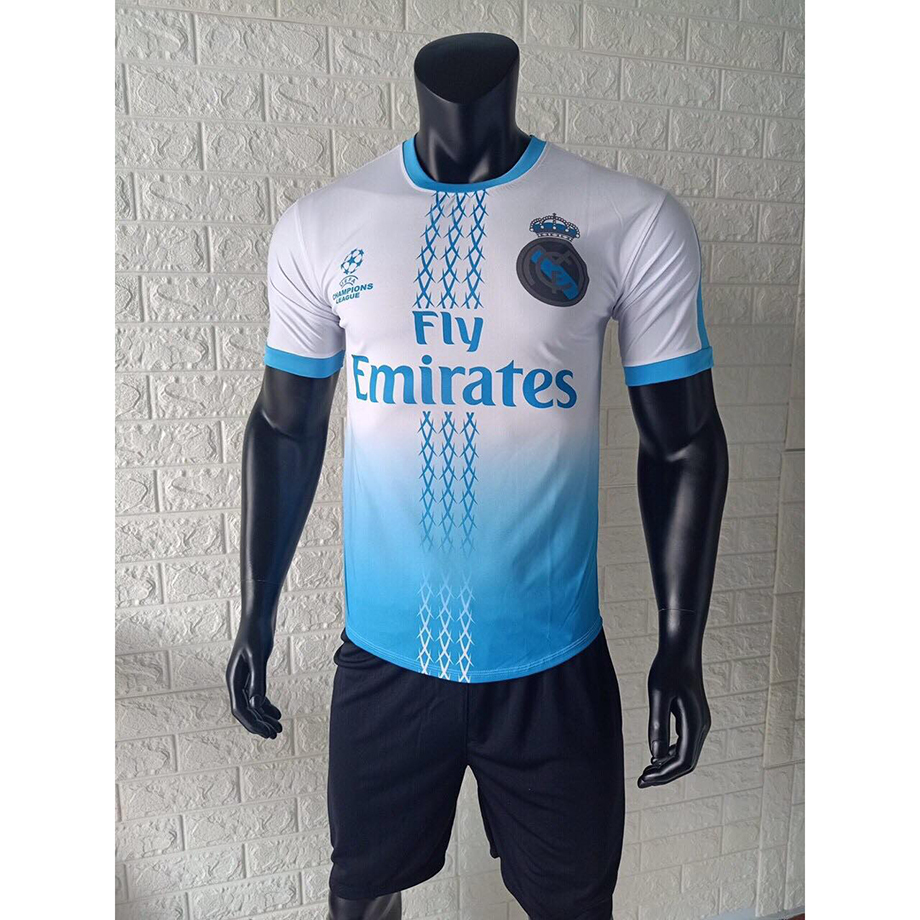 [HCM][Video Thật]Áo Bóng Đá CLB Real Madrid Trắng Hot