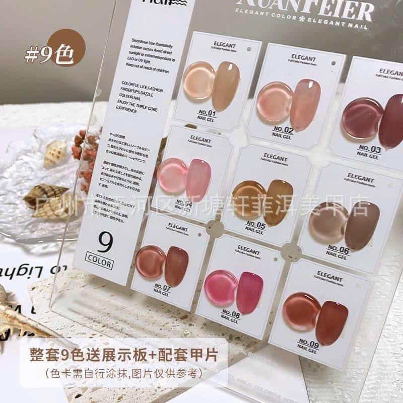 Set sơn thạch 9 màu siêu phẩm mới HOT