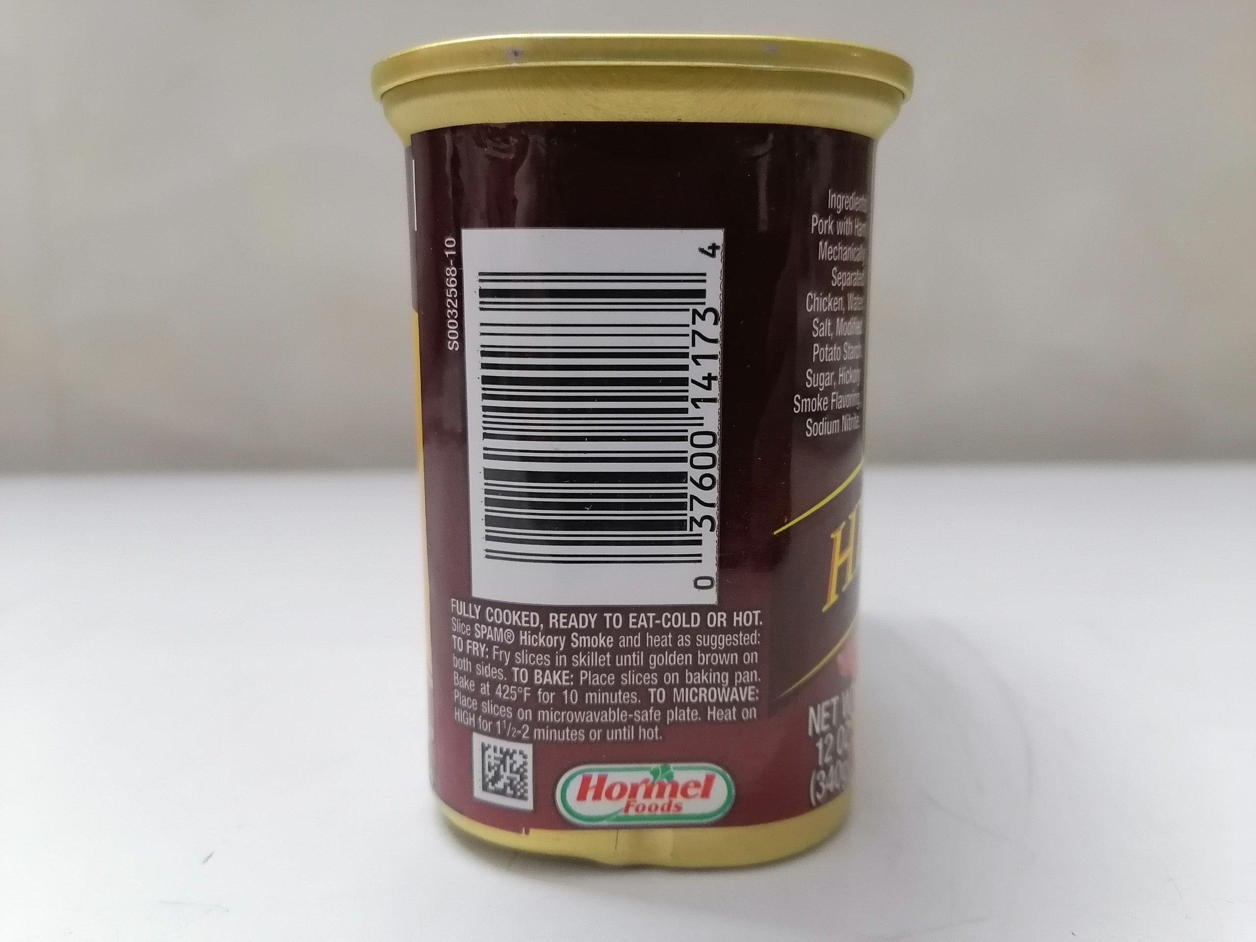 [340g – HICKORY SMOKE] Thịt hộp xông khói [USA] HORMEL SPAM (vvk-hk)