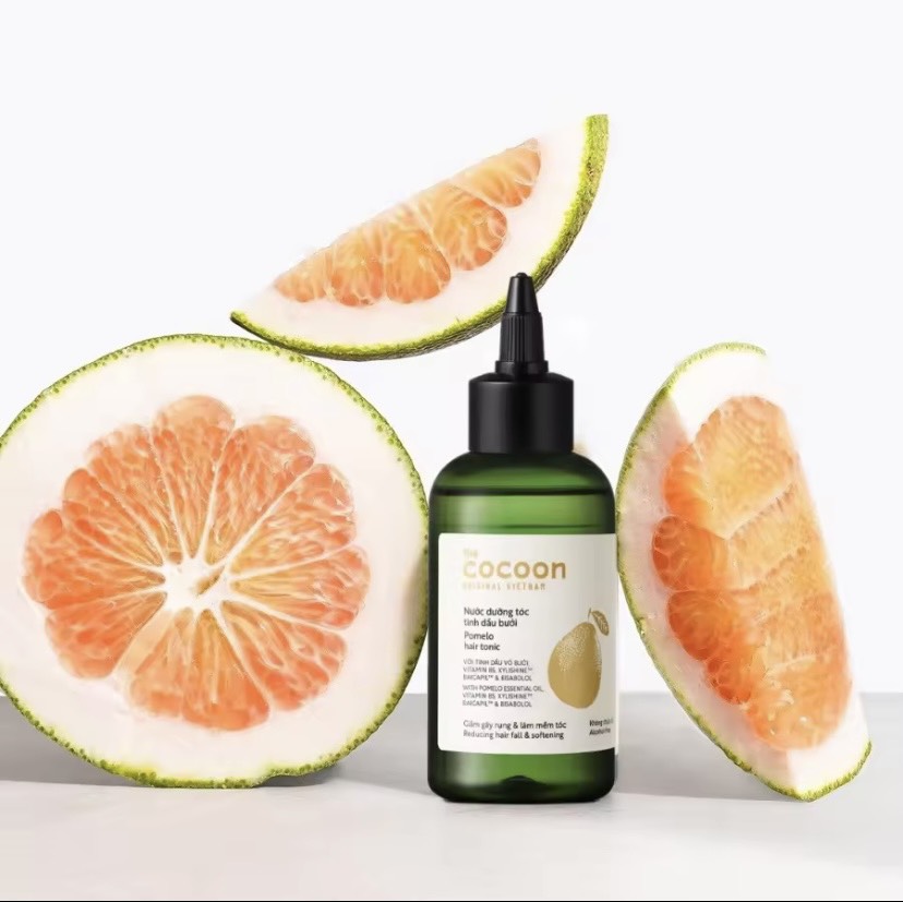 Dưỡng Tóc Cocoon Tinh Dầu Bưởi 140ml Cung Cấp Dưỡng Chất Làm Sạch Da Đầu Giúp Tóc Chắc Khỏe Ngăn Rụng Tóc Cocoon Pomelo Hair Tonic 140ml
