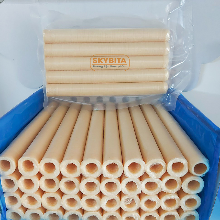 Combo 5 cuộn vỏ xúc xích collagen viscofan phi 21/23/24/25/26/28