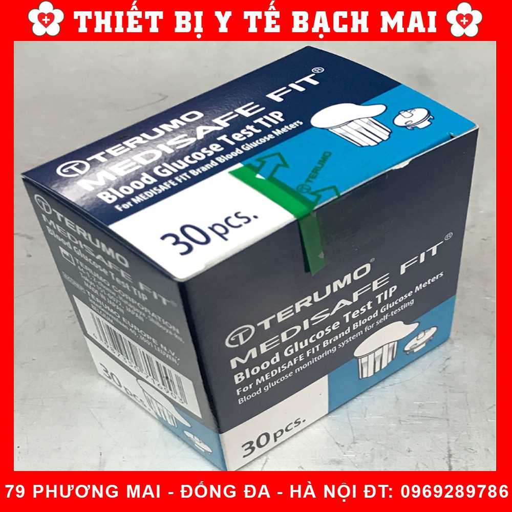 QUE THỬ ĐƯỜNG HUYẾT TERUMO MEDISAFE FIT [HỘP 30 QUE]