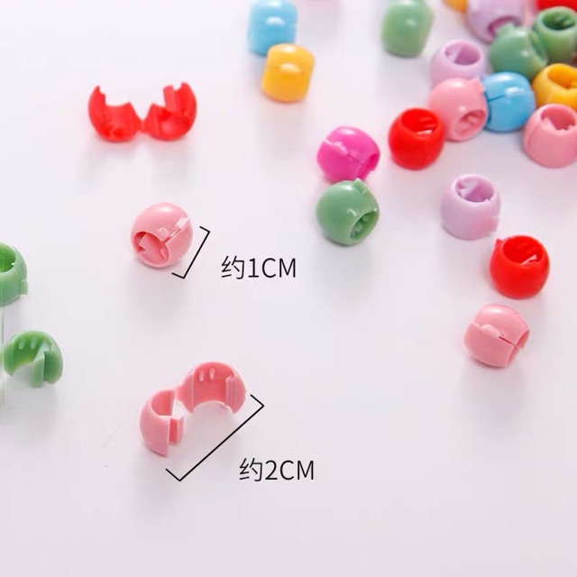 🎁Hạt Tròn Đính Tóc Điệu Đà Set 10 Cái🎁