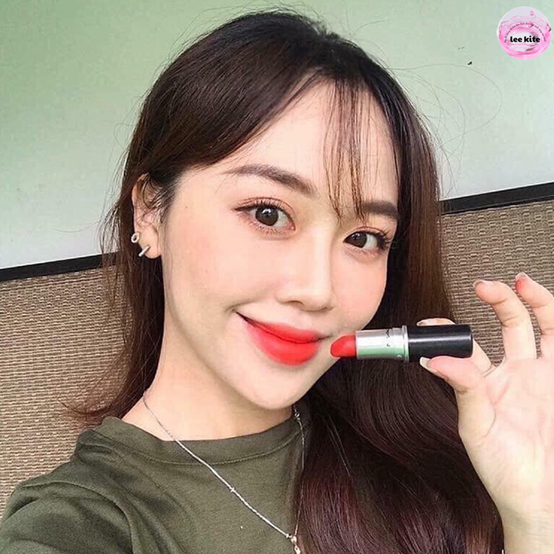 Son MAC Lady Danger 607 - Màu Đỏ Cam (Dòng Matte)