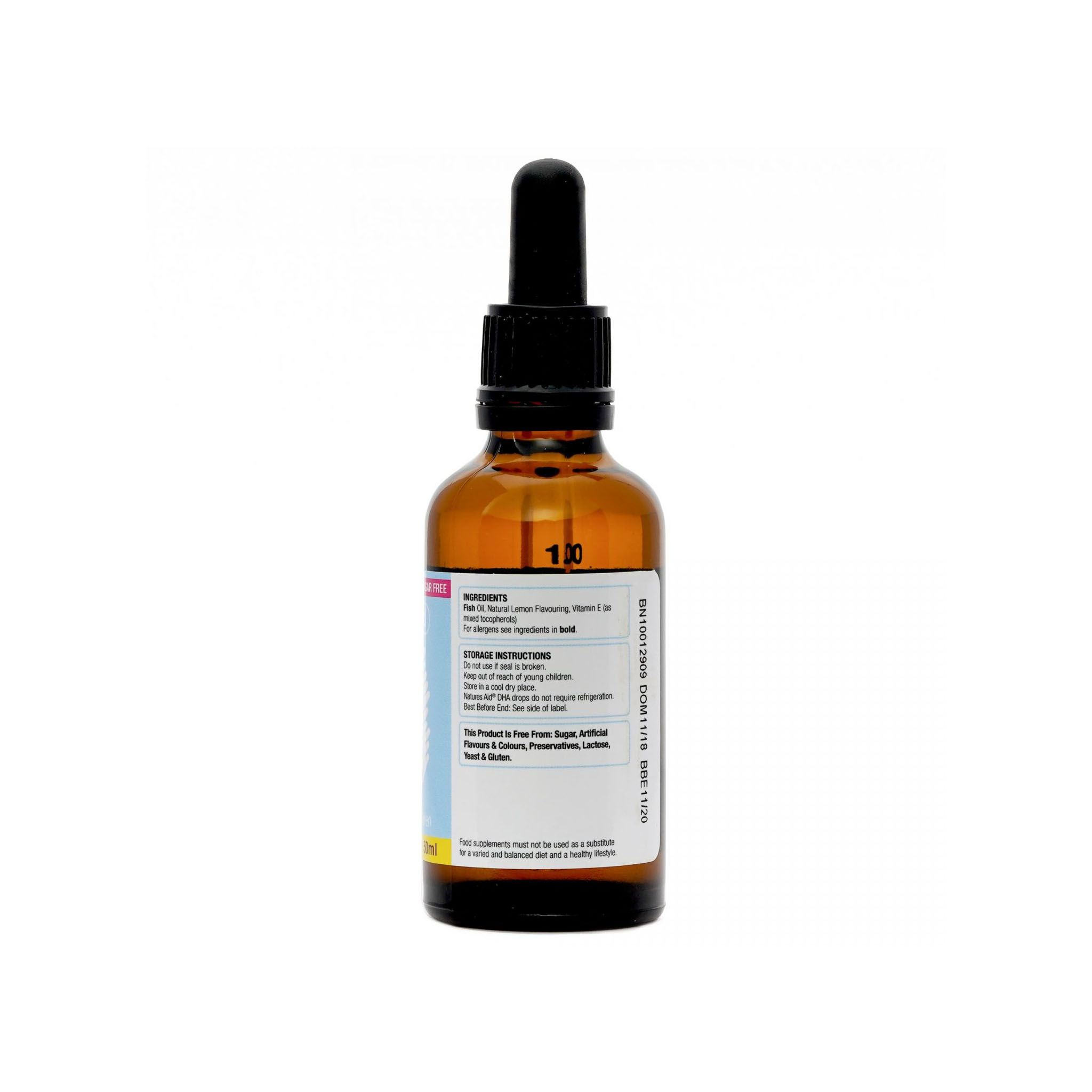 Siro Cho Bé Natures Aid DHA Drops Omega-3 50ml