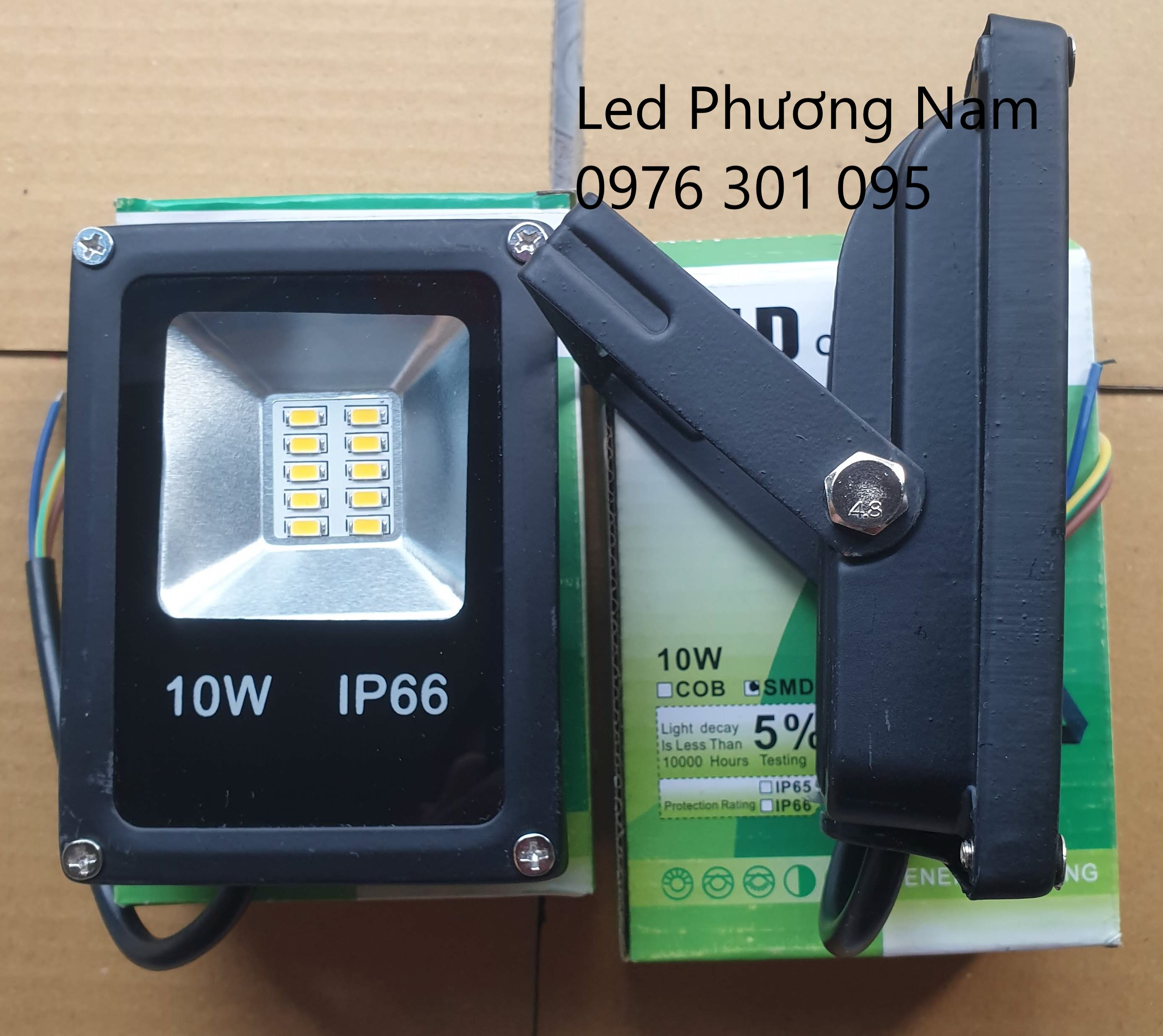 Đèn Pha Led 10W Thiếu Wat Và Đủ Wat - Đèn Led Thiên Vân