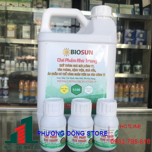 Dung dịch khử khuẩn Bio Sun S100 (Chai 50ml)