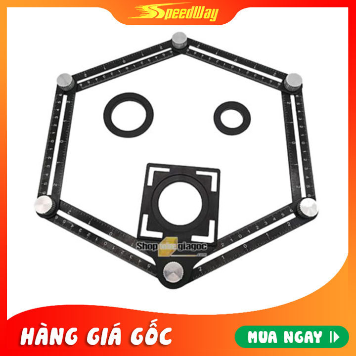Thước định vị khoan lỗ, cắt gạch đa năng