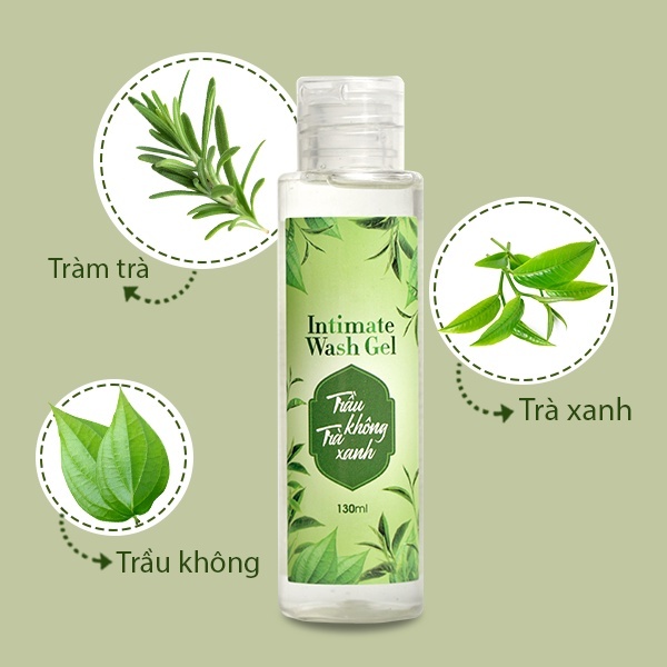 Dung Dịch Vệ Sinh Nữ Bergami, Tinh Chất Trầu Không & Trà Xanh Ngừa Khuẩn, Khử Mùi Giảm Ngứa 130ml/chai