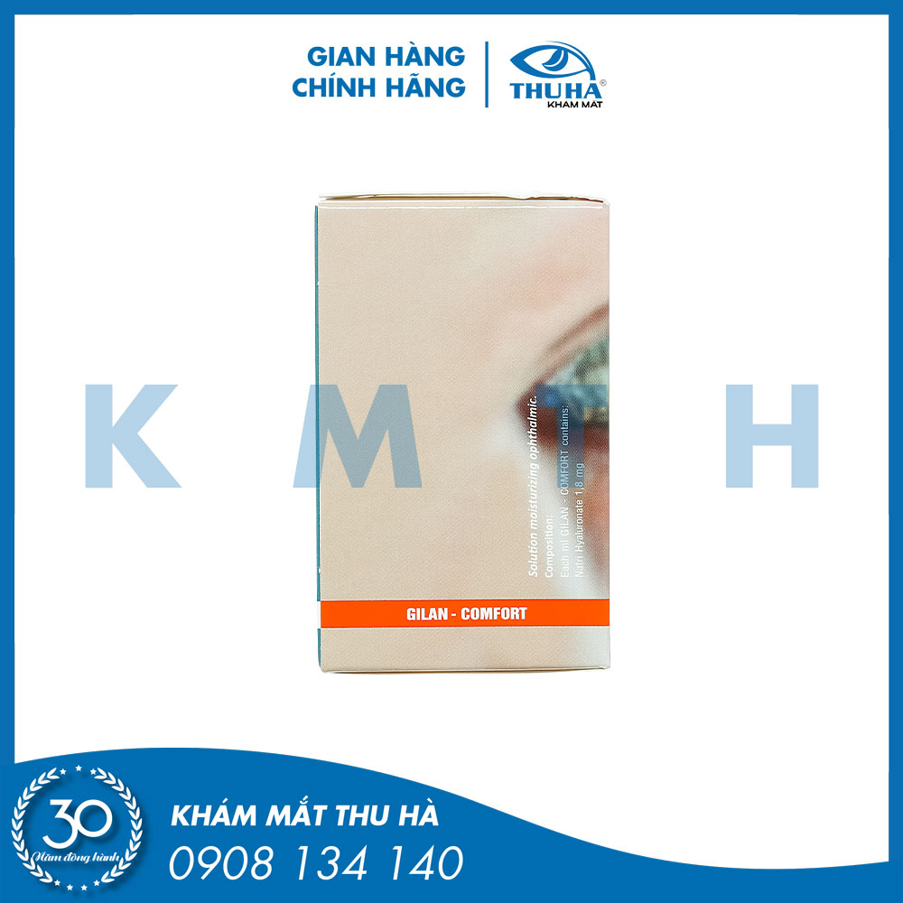 Dung dịch nhỏ mắt Gilan-Comfort 0.18% (hộp 30 ốngx0.4ml)
