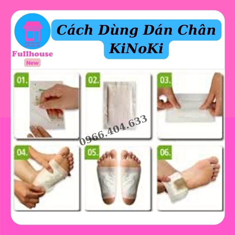 Dán chân thải độc nhật bản KiNoKi