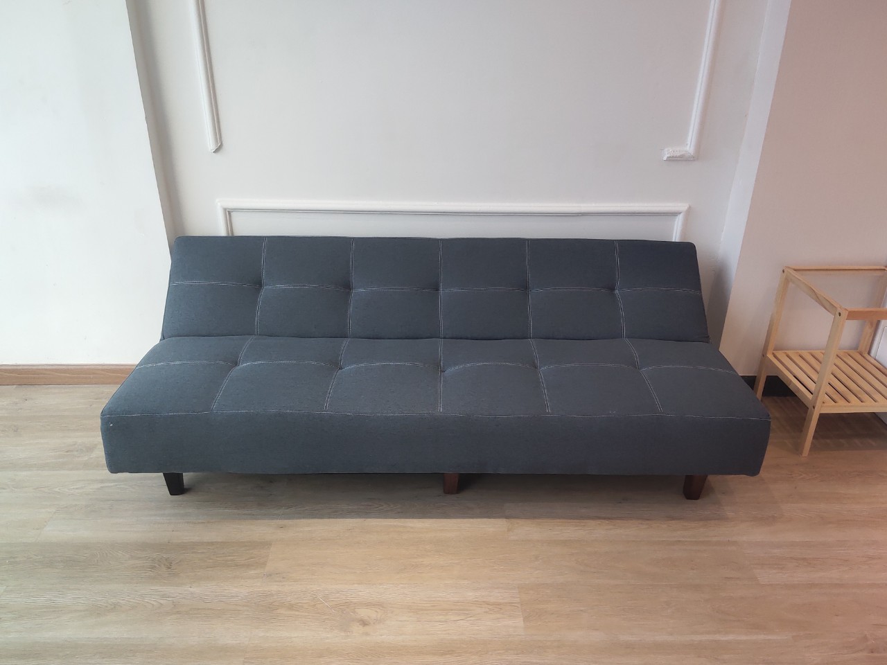 Sofa bed . Sofa giường . Màu xám đậm. Chất liệu vải
