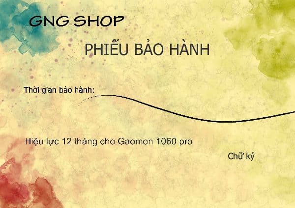 Bảng vẽ điện tử Gaomon 1060 pro 2020 type 8192