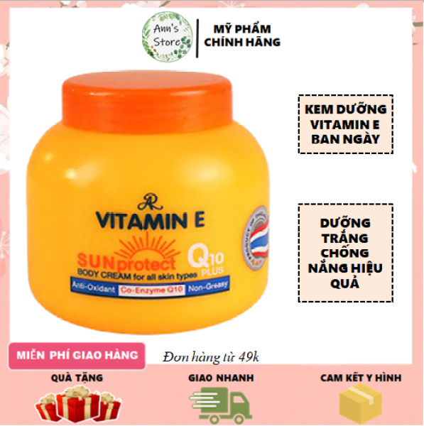 Kem Dưỡng Da Chống Nắng Toàn Thân AR Vitamin E Q10 200g Thái Lan Ann