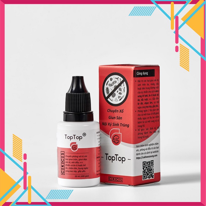 Dưỡng cá Anti Stress - Parakill -toptop giúp cá khỏe mạnh thải độc xả stress