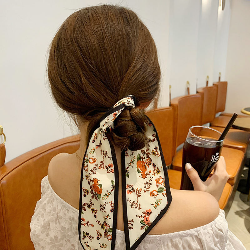 [HCM]Khăn lụa Twins quàng cổ và trang trí túi xách - UniLabel