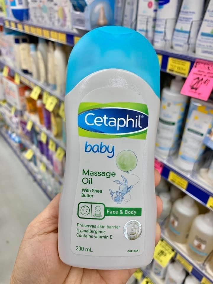 DẦU MASSAGE CHO BÉ CETAPHIL BABY MASSAGE OIL 200ML