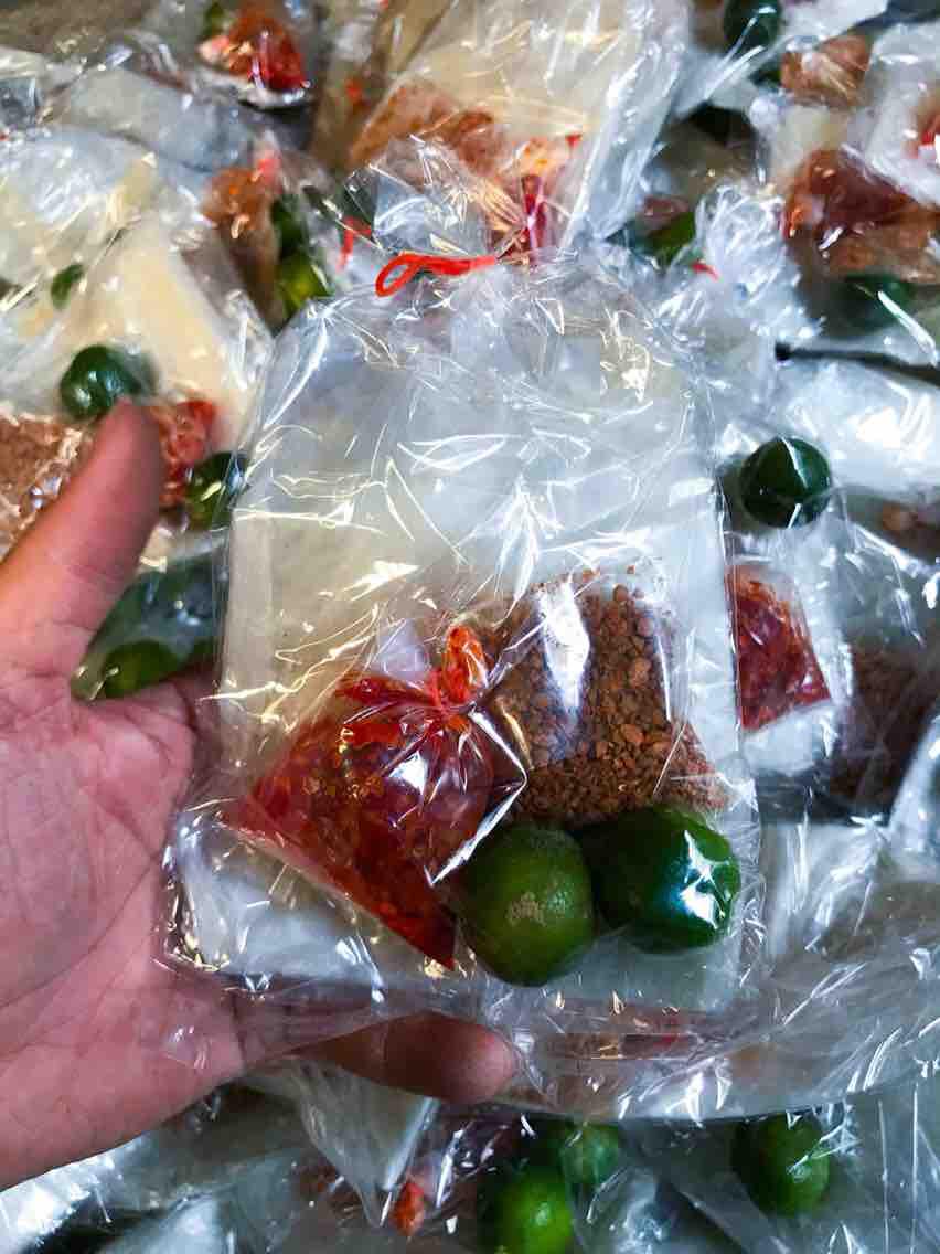 Bánh tráng sa tế tắc siêu cay- combo 7 bịch